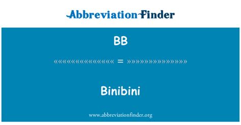 abbreviation of binibini|Binibini Meaning .